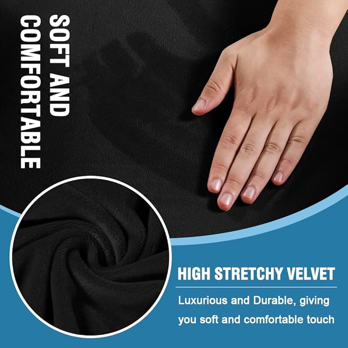 H.VERSAILTEX Sofa Cover 3 Piece T Cushion Sofa Slipcovers Thick Velvet Couch - Image 3