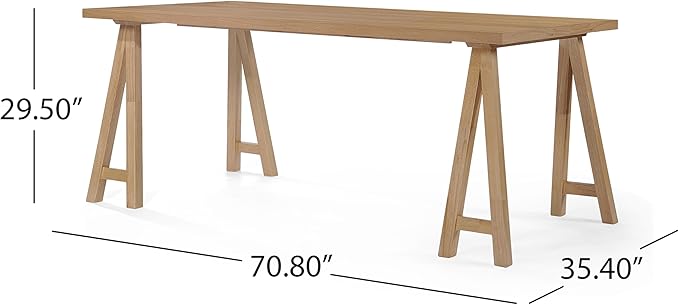 Christopher Knight Home Benson Mid-Century Modern 7 Piece Dining Set - Image 4