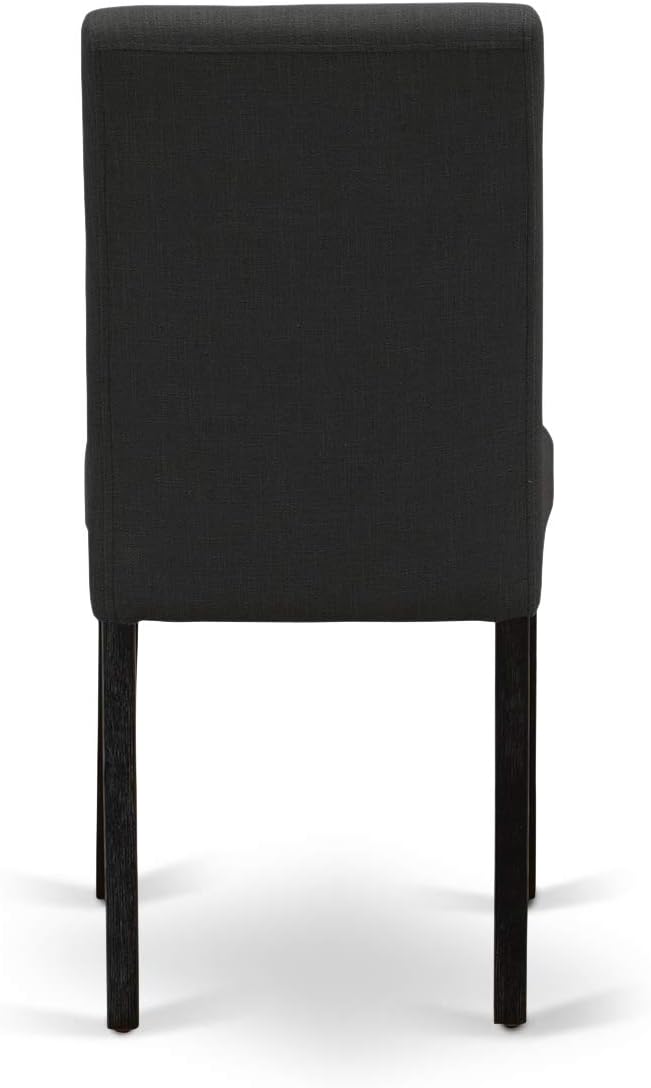East West Furniture DMAB3-ABK-24 3 Piece Modern Dining Table Set Contains a - Image 10