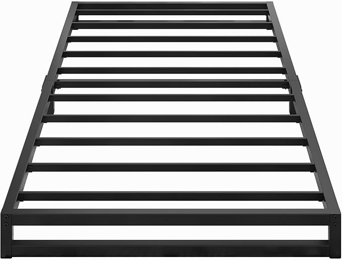 4 Inch Twin XL Bed Frames Heavy Duty Sturdy Metal Platform Bed Frame No Box - Image 9