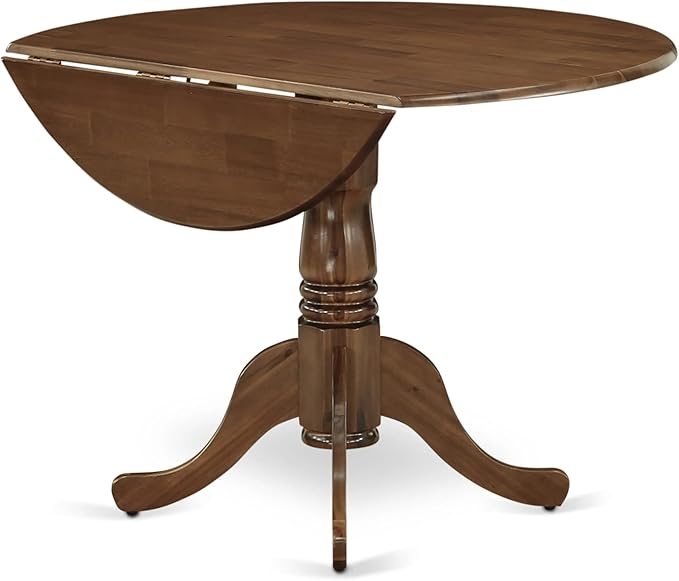 East West Furniture DLAS3-AWA-08 3 Piece Dinner Table Set Includes A Mid - Image 5