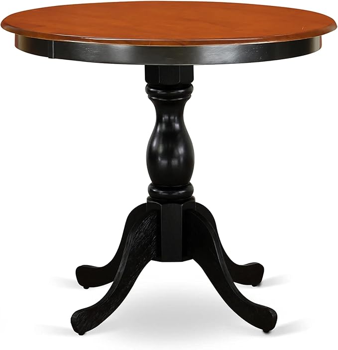 East West Furniture ESLA3-BCH-47 3 Piece Modern Dining Table Set Contains a - Image 3