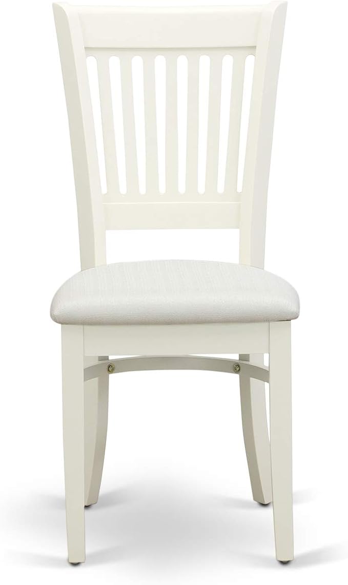 East West Furniture VAVA5-LWH-C 5 Piece Dinette Set - Image 8
