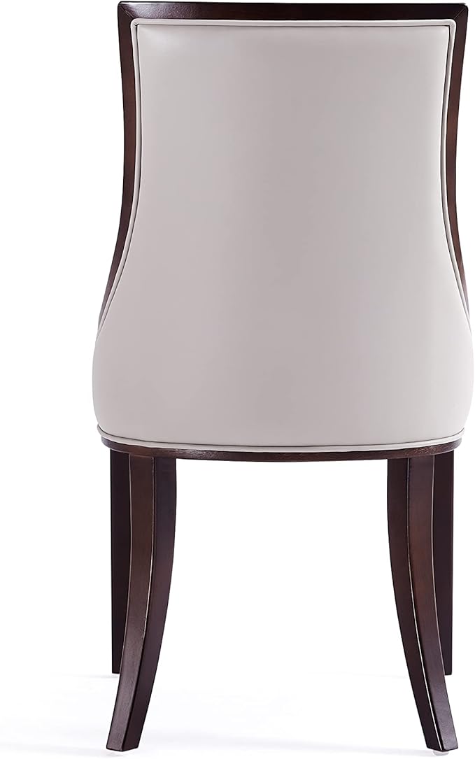 Manhattan Comfort Grand Faux Leather 8-Piece Dining Chairs in Light Grey - Image 10