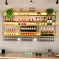 Metal Wall-Mounted Wine Rack by HFTUW