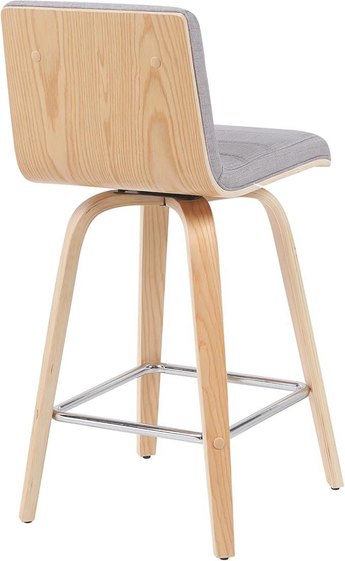 Vienna Modern Counter Height Swivel Bar Stool - Image 4