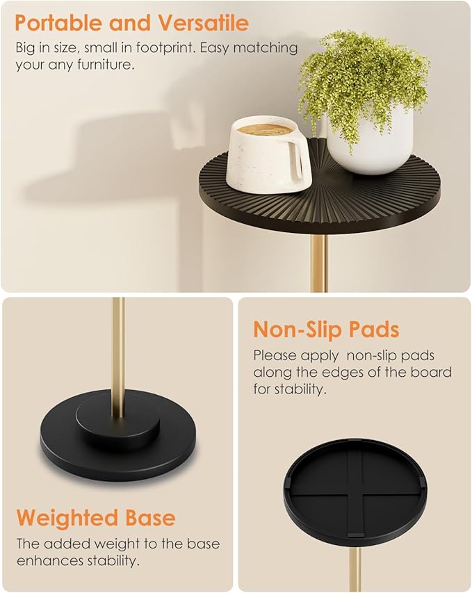 Round Side Table, Small Drink Table - Image 7