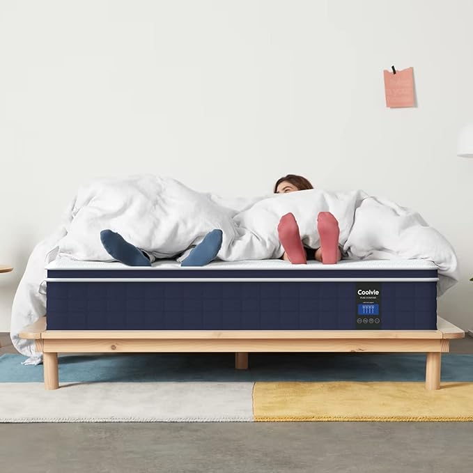 Coolvie 12 Inch Twin Size Mattress, Hybrid Twin Mattress in a Box, 3 Layer - Image 6