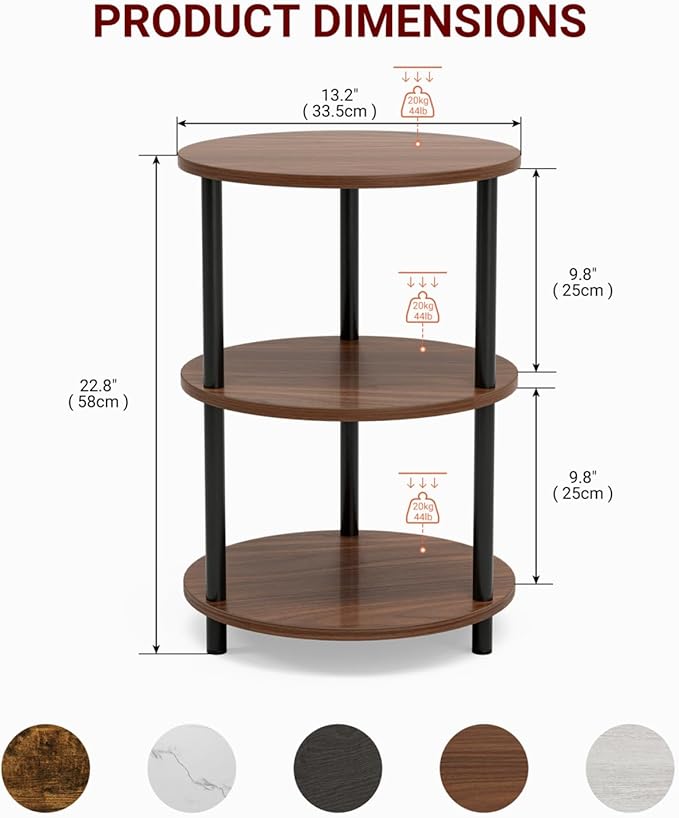 Small Round End Table - Image 3