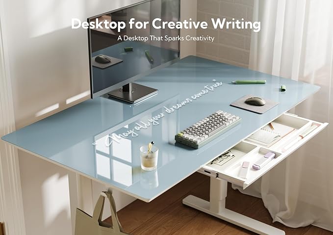 INNOVAR Glass Standing Desk - Image 5