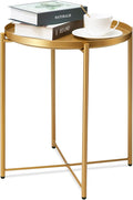 danpinera Gold Side Table 2 Pack, End Table by danpinera
