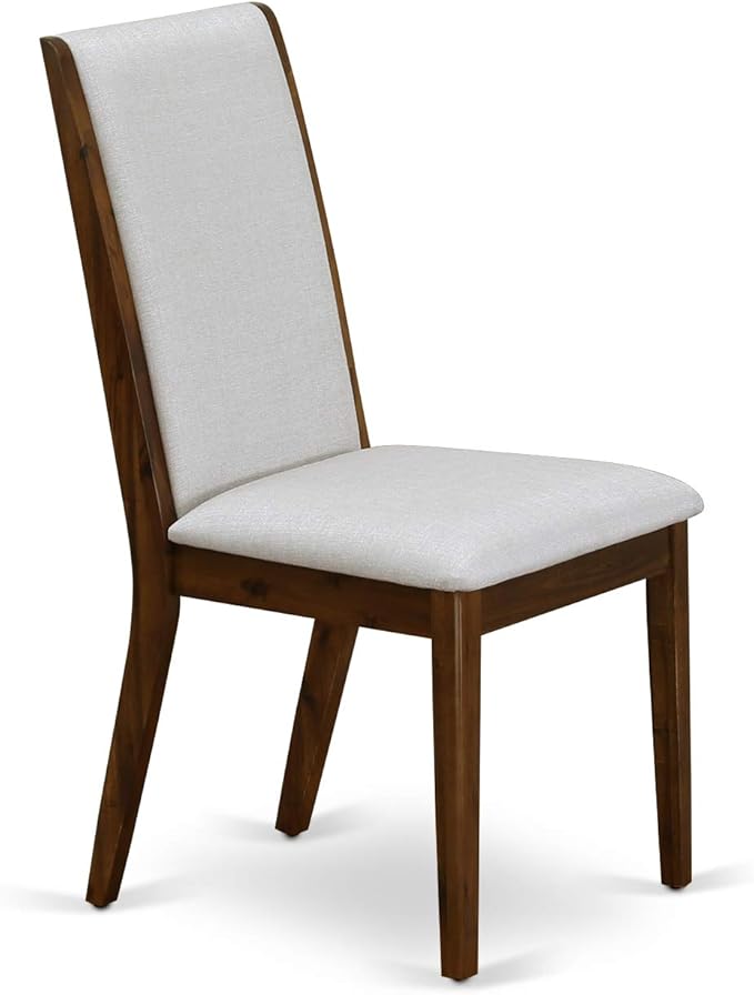 East West Furniture ANLA5-ANA-05 5 Piece Dining Room Table Set Includes a Round - Image 8