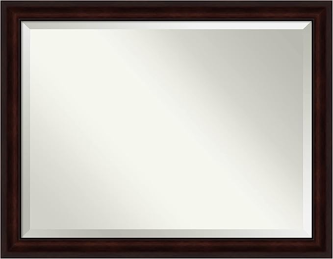 Amanti Art Brown Bathroom Mirror by AmantiArt