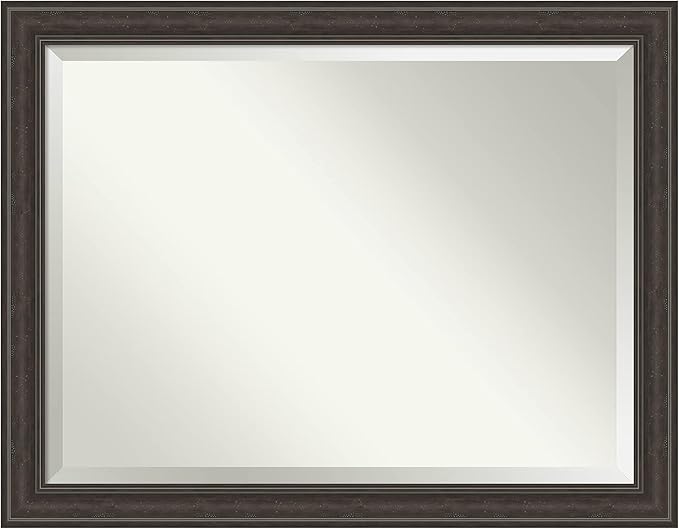 Amanti Art Brown Bathroom Mirror by AmantiArt