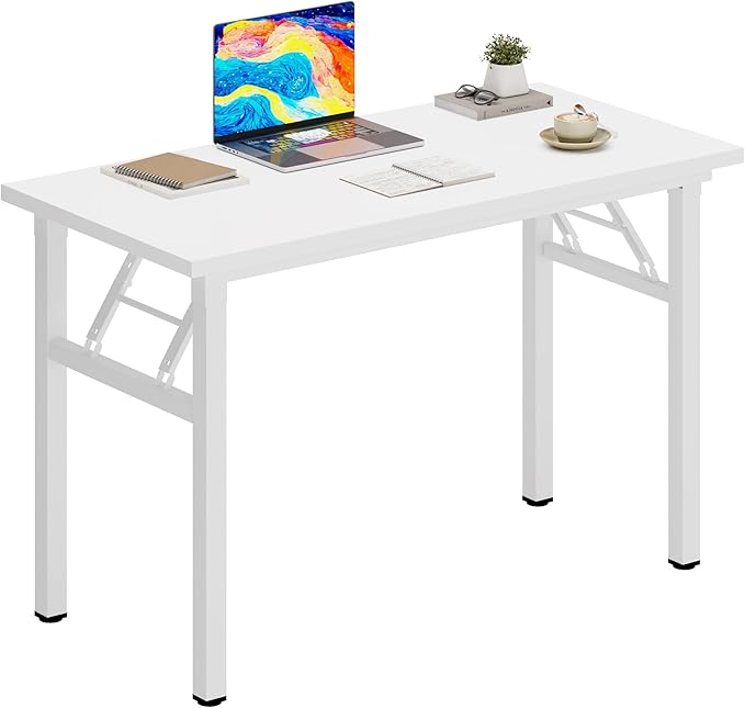 DlandHome Folding Desk Small Desk 31.5 inches Computer Desk by DlandHome