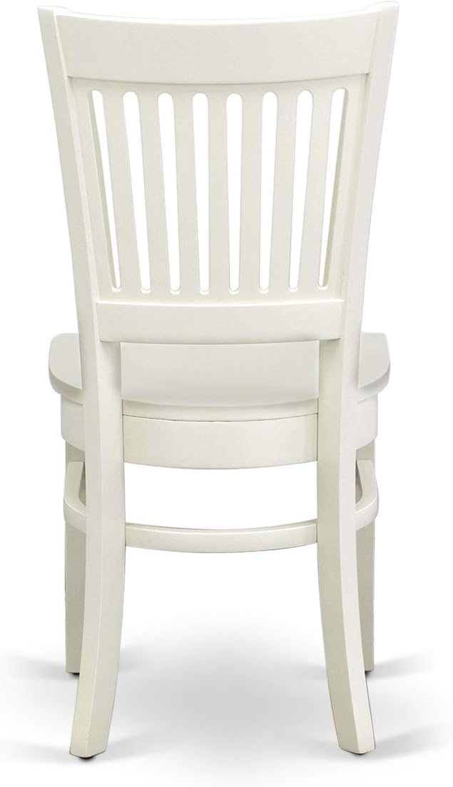 East West Furniture HLVA5-LWH-W 5 Piece Dining Room Furniture Set Includes a - Image 9
