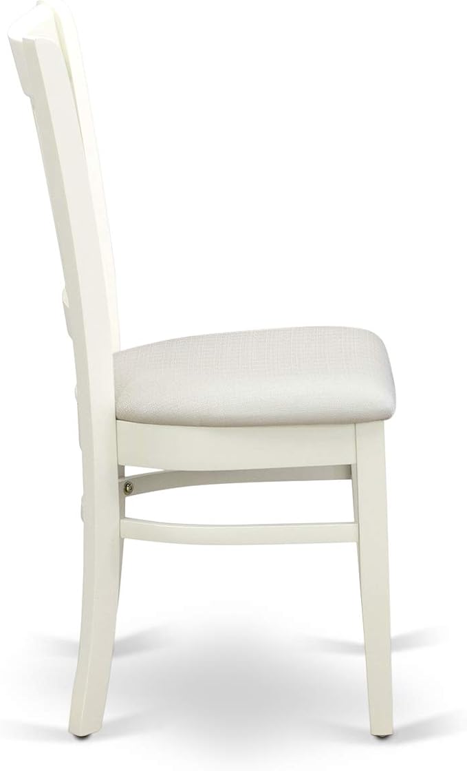 East West Furniture NDVA3-LWH-C 3 Piece Kitchen Table & Chairs Set Contains a - Image 11