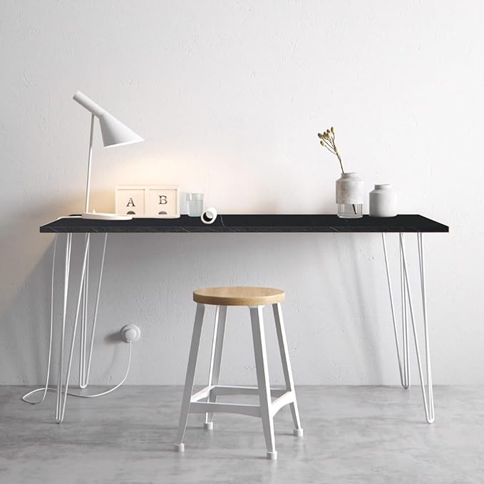 Kaboon Universal Tabletop 55"x23.62" Solid One-Piece Melamine Table Top - Image 7