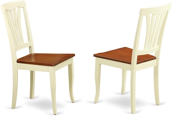 East West Furniture QUAV7-WHI-W 7 Piece Dining Table Set Consist of a Rectangle - Image 6