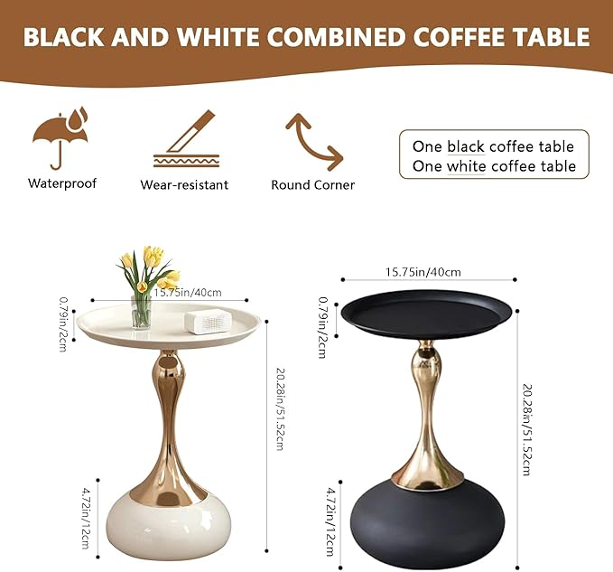 Elegant Modern Side Table - Image 2