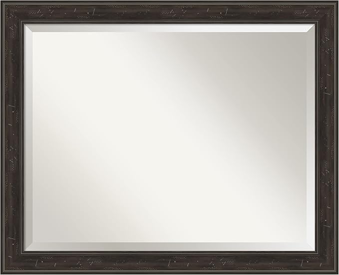 Amanti Art Brown Bathroom Mirror by AmantiArt