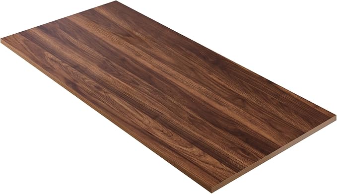 Kaboon Universal Tabletop 40"x18", Solid One-Piece Melamine Table Top, Double by Kaboon
