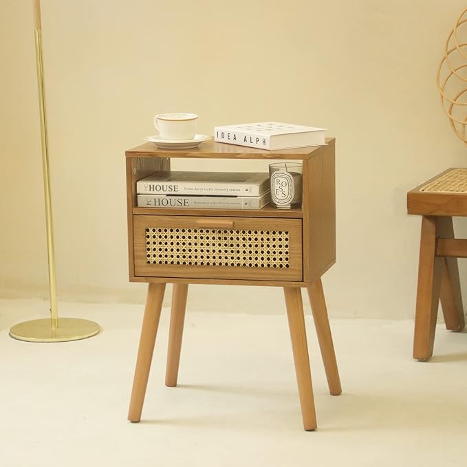 MaxSmeo Mid Century Modern Nightstand - Image 9