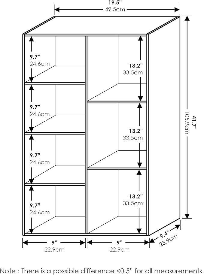 Furinno Luder 7-Cube Reversible Open Shelf - Image 7