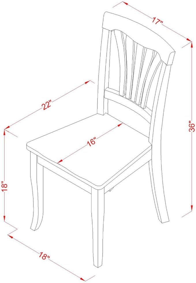 East West Furniture SUAV3-BMK-W 3 Piece Kitchen Table Set - Image 5