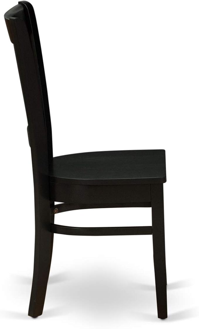 East West Furniture LGVA7-BLK-W 7 Piece Kitchen Table & Chairs Set Consist of a - Image 9