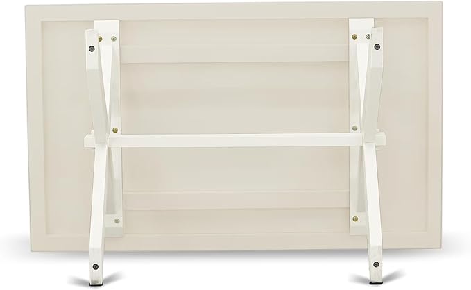 East West Furniture X027EN206-6 6 Piece Kitchen Table Set Contains a Rectangle - Image 8