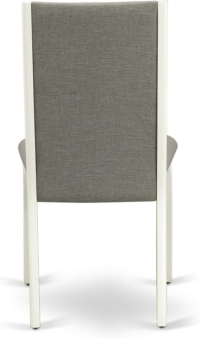 East West Furniture MZLA3-LWH-06 3 Piece Kitchen Table & Chairs Set Contains a - Image 13