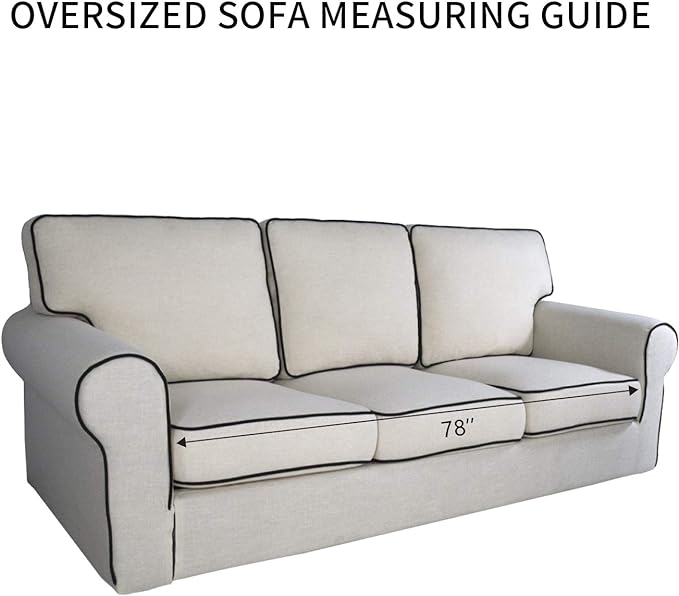 PureFit Reversible Sofa Couch Cover Water Resistant Couch Covers - Image 6