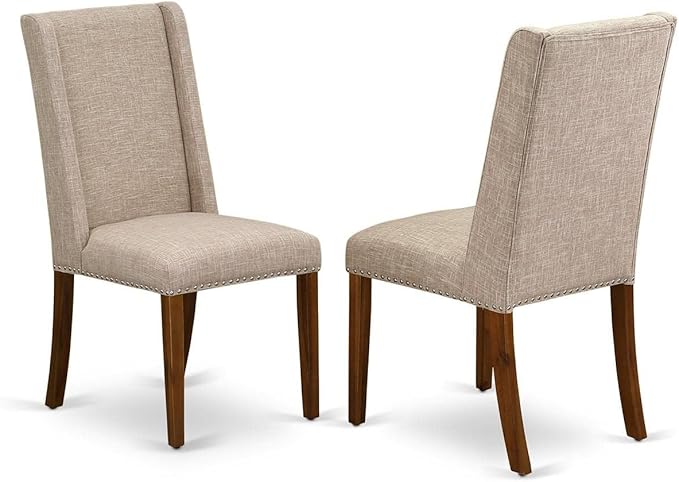 East West Furniture ANFL5-ANA-04 5 Piece Kitchen Table Set - Image 3