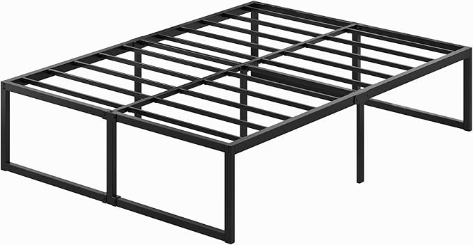 18 Inch King Bed Frame Sturdy Mattress Foundation, Heavy Duty Metal Platform - Image 9