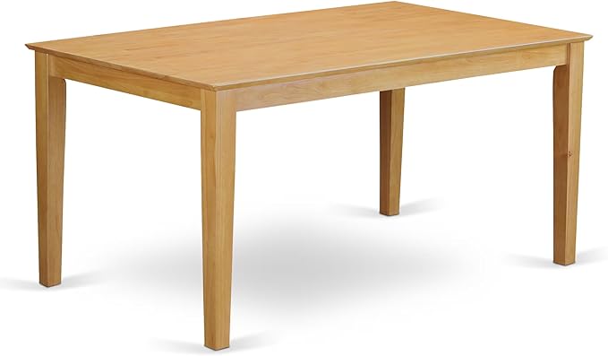 East West Furniture CAAB5-OAK-55 5 Piece Dining Set Includes a Rectangle Dining - Image 3