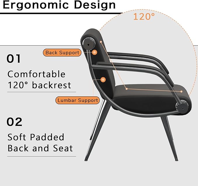 wonline 2Pcs Waiting Room Chair - Image 6