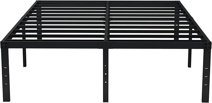 EMODA 18 Inch California King Bed Frames Heavy Duty Tall Metal Cal King Platform by EMODA