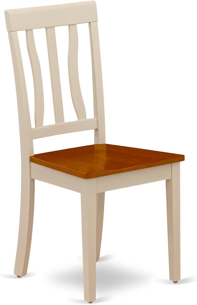 East West Furniture DLAN3-BMK-W 3 Piece Dinette Set - Image 8