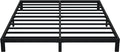 7 Inch California King Bed Frame No Box Spring Need, Low Profile Metal Platform by Upcanso