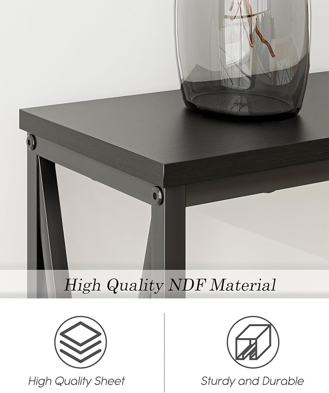 Masupu 70.9" Console Table, Modern Narrow Long Sofa Table Behind Couch - Image 4