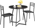 VECELO Small Round Kitchen Table by VECELO