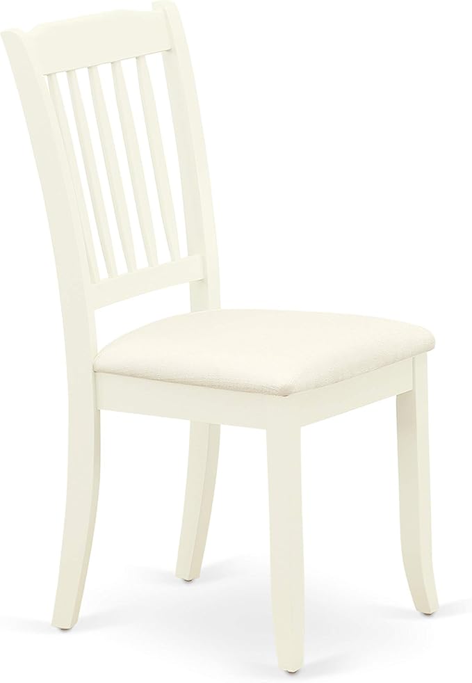 East West Furniture HBDA3-LWH-C 3 Piece Dining Room Table Set Contains a Round - Image 7