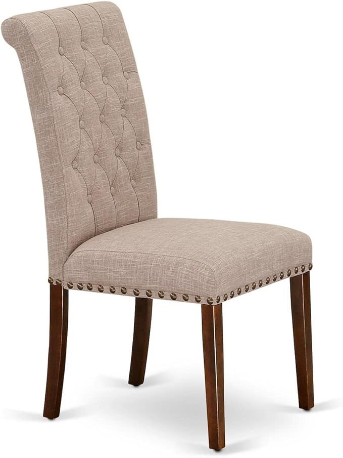 East West Furniture BRP3T04 Bremond Parson Dining Room Chairs - Image 5