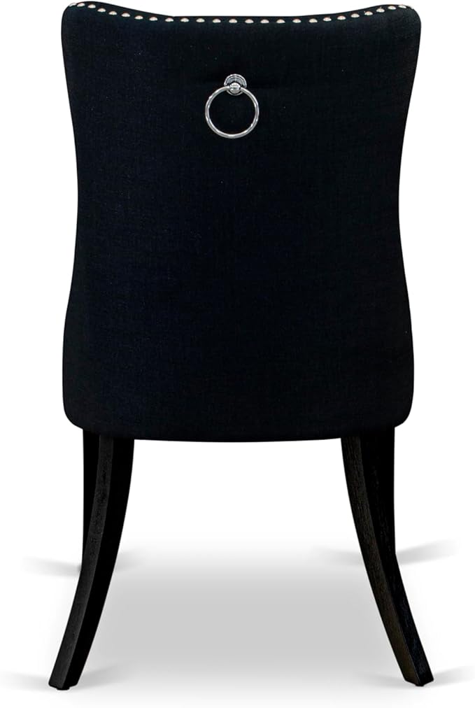 East West Furniture LGDA7-BLK-24 7 Piece Dining Table Set Consists of a - Image 11
