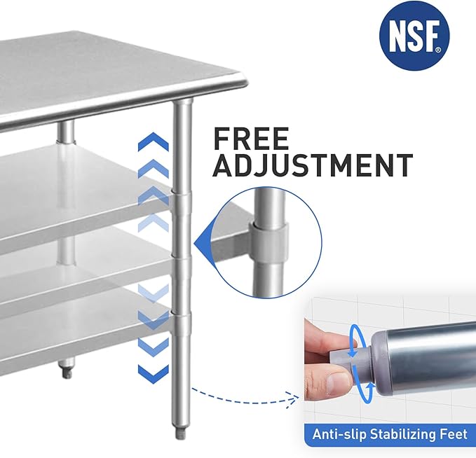 ROCKPOINT Stainless Steel Table - Image 6