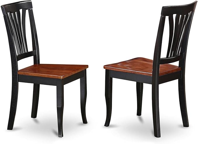 East West Furniture DLAV5-BCH-W 5 Piece Dinette Set - Image 5