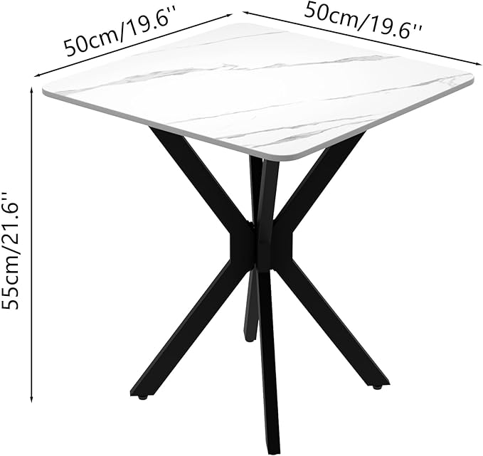 Square Side Table Set of 2, Modern Stylish End Table - Image 3