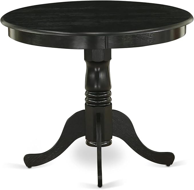 East West Furniture ANGA3-ABK-24 3 Piece Dinette Set - Image 5