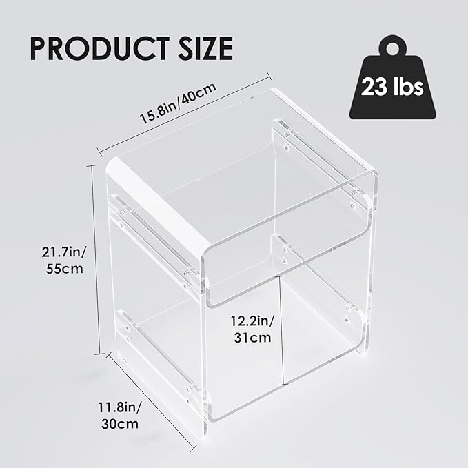 Acrylic Record Player Table - Image 3